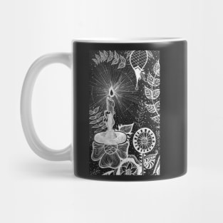 Inevitable Candle Monochrome Mug